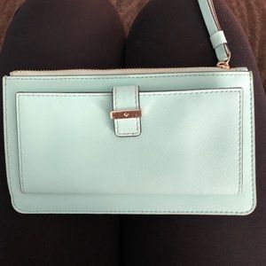Kate Spade Atoll Blue wristlet